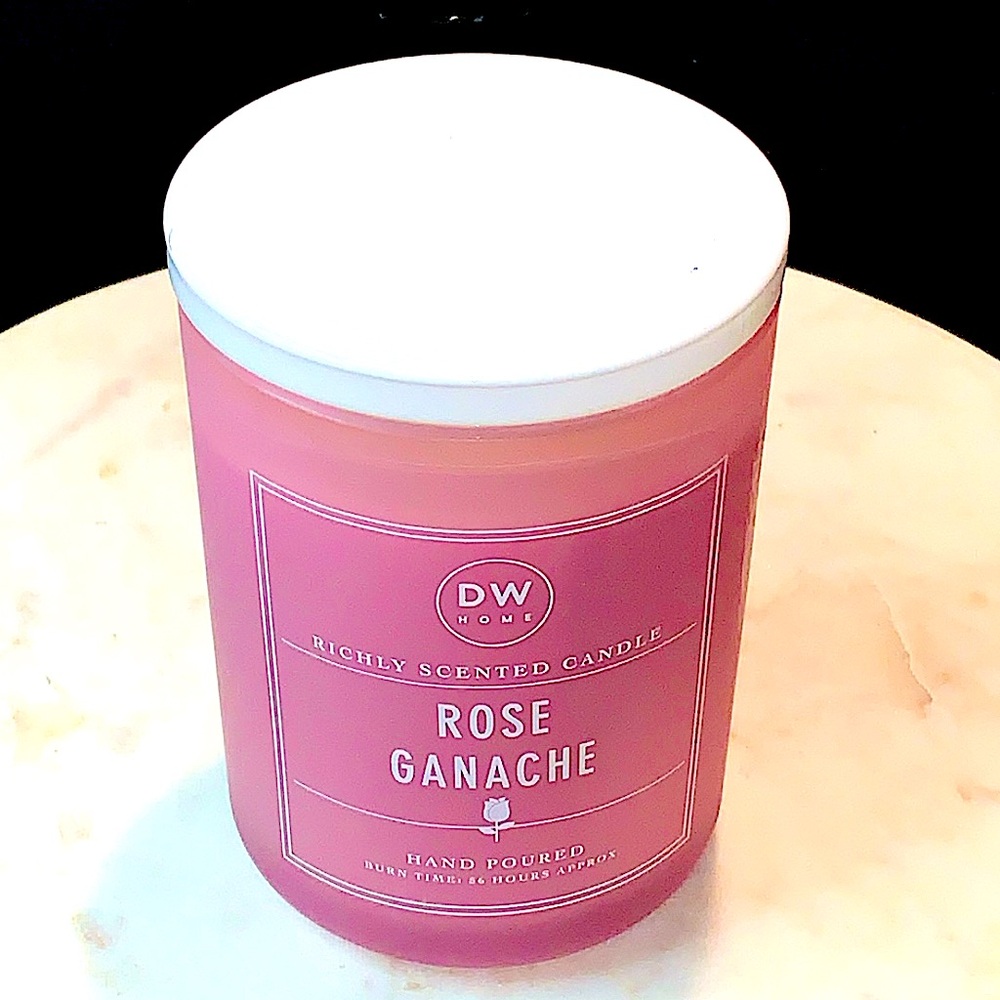 DW HOME CANDLE ROSE GANACHE 2 WICK RICHLY SCENTED NEW 15.3 oz